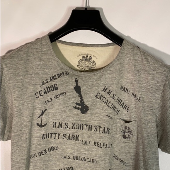 Bolongaro Trevor M gray tee shirt - Picture 2 of 9
